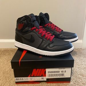 Authentic Jordan retro 1 OG Black Gym Red men’s size 10